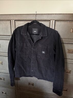 Vans Black Corduroy Shirt Jacket